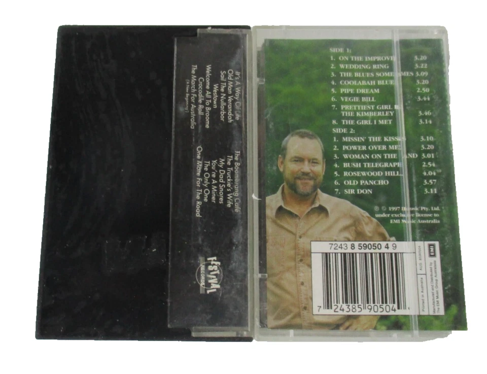 John Williamson Boomerang Cafe and Pipe Dreams Cassette Tapes Festival and EMI - Image 2 of 4