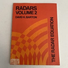 RADARS VOL 2: THE RADAR EQUATION, David K. Barton, PB (1977)
