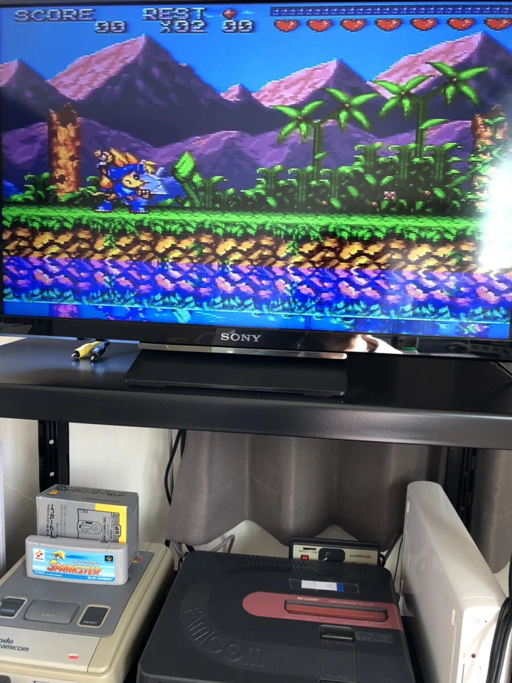 Sparkster Nintendo Super Famicom Konami 1994 SHVC-ASSJ-JPN Japanese Version - Image 4 of 4