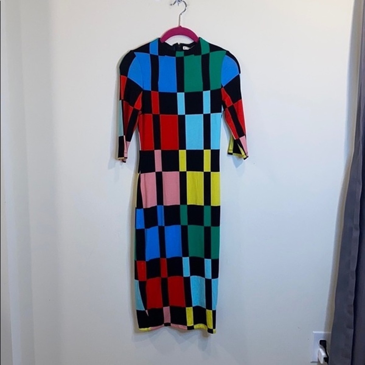 Alice + Olivia Delora Fitted Mock Neck Dress 0 | eBay Alice + Olivia Delora Fitted Mock Neck Dress 0 | eBay