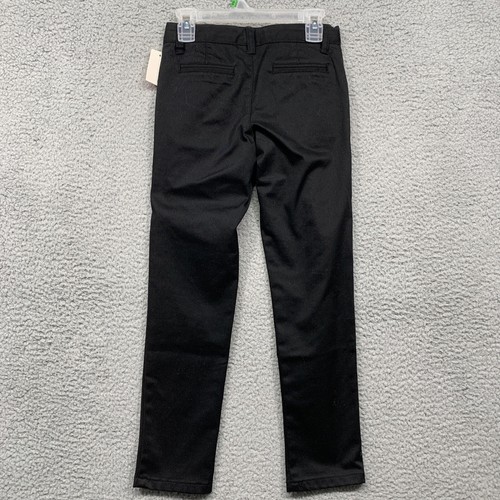 Cat & Jack Girls Black Jeans Junior Size 6X Skinny Adjustable Waist 4 Pocket NWT - Picture 4 of 10