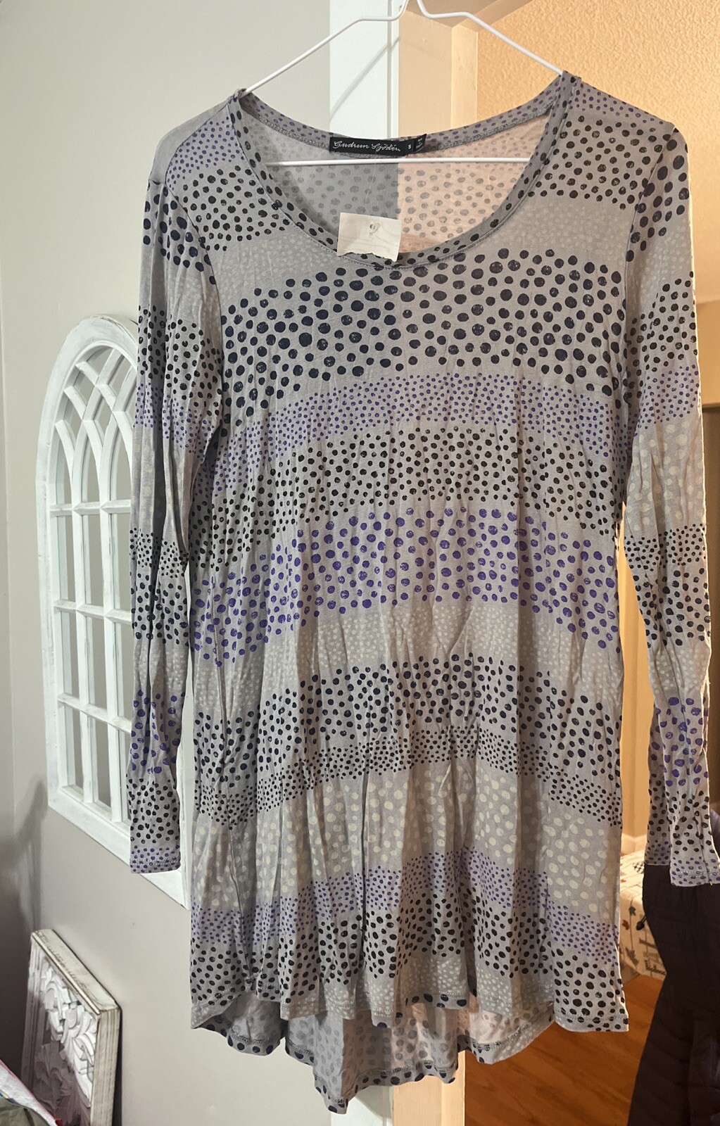 Gudrun Sjoden Glimmer sz S lyocell tunic top blouse NWT