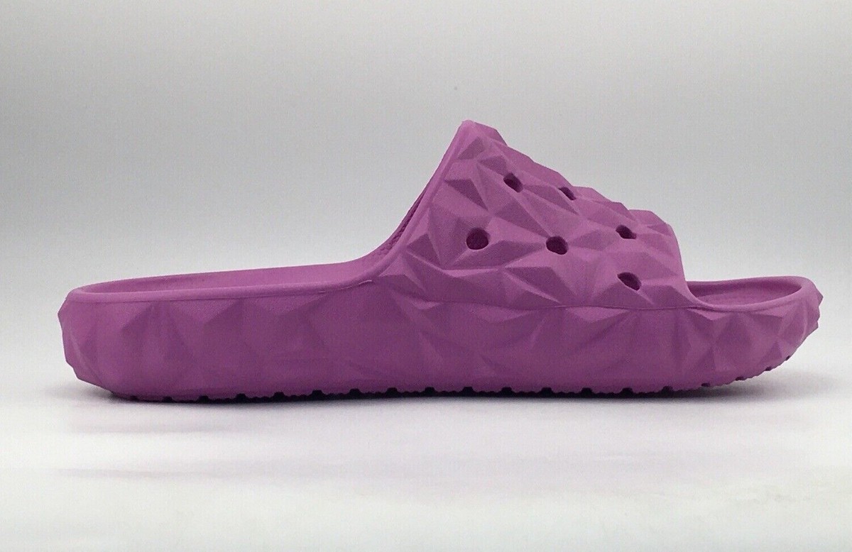 Crocs Classic Geometric Slide V2 Men's Size 11, 13 Purple