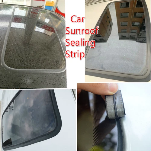 1Roll Auto Car Sealing Strip Rubber Self-Adhesive Sunroof Window Weatherstrip - Picture 6 of 12