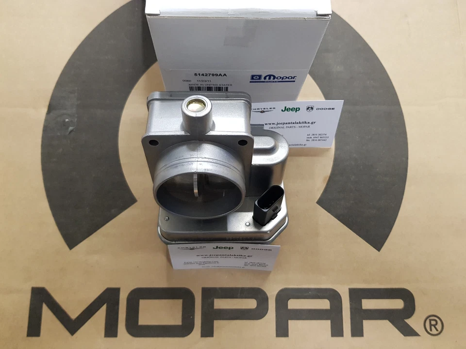 Diesel Throttle Body Jeep Liberty Cherokee 05-07 2.8 CRD New Mopar 5142799AA - Image 4 of 4