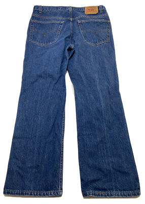 Vintage Levi's 517 Jeans 36x30 Made in USA Blue Bootcut Actual