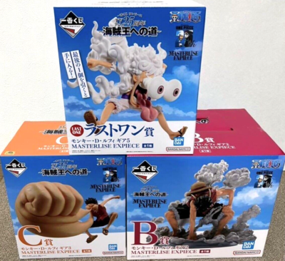 One Piece Luffy Gear 5 3 2 Figure Ichiban Kuji 25th Anniversary