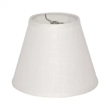 Barrel White Small Lamp Shade for Table Floor Lamps Replacement 6x10x7.5 Inch...