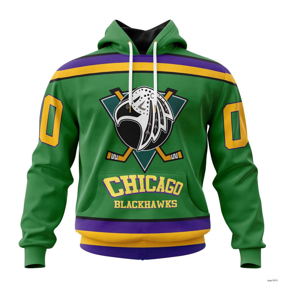 Hoodie Personalised Mighty Ducks Jersey Personalized Chicago