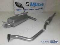 Imasaf Auspuff Ab Kat für Mitsubishi Outlander I 2.0 4WD (CU0W/CU2W) 2003-2007