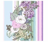 Rasch Textil Tapete Vlies Pretty Nostalgic 138114 Lila TüRkis Stylisch Floral
