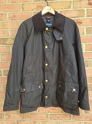 Barbour Ashby Wax Cotton Jacket Olive MWX0339OL71 Men's M (EUC)