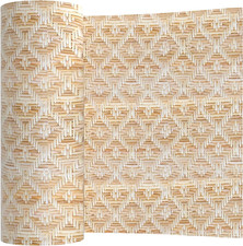 Natural Rattan Cane Webbing Roll 16" x 9.8ft for DIY Furniture Projects