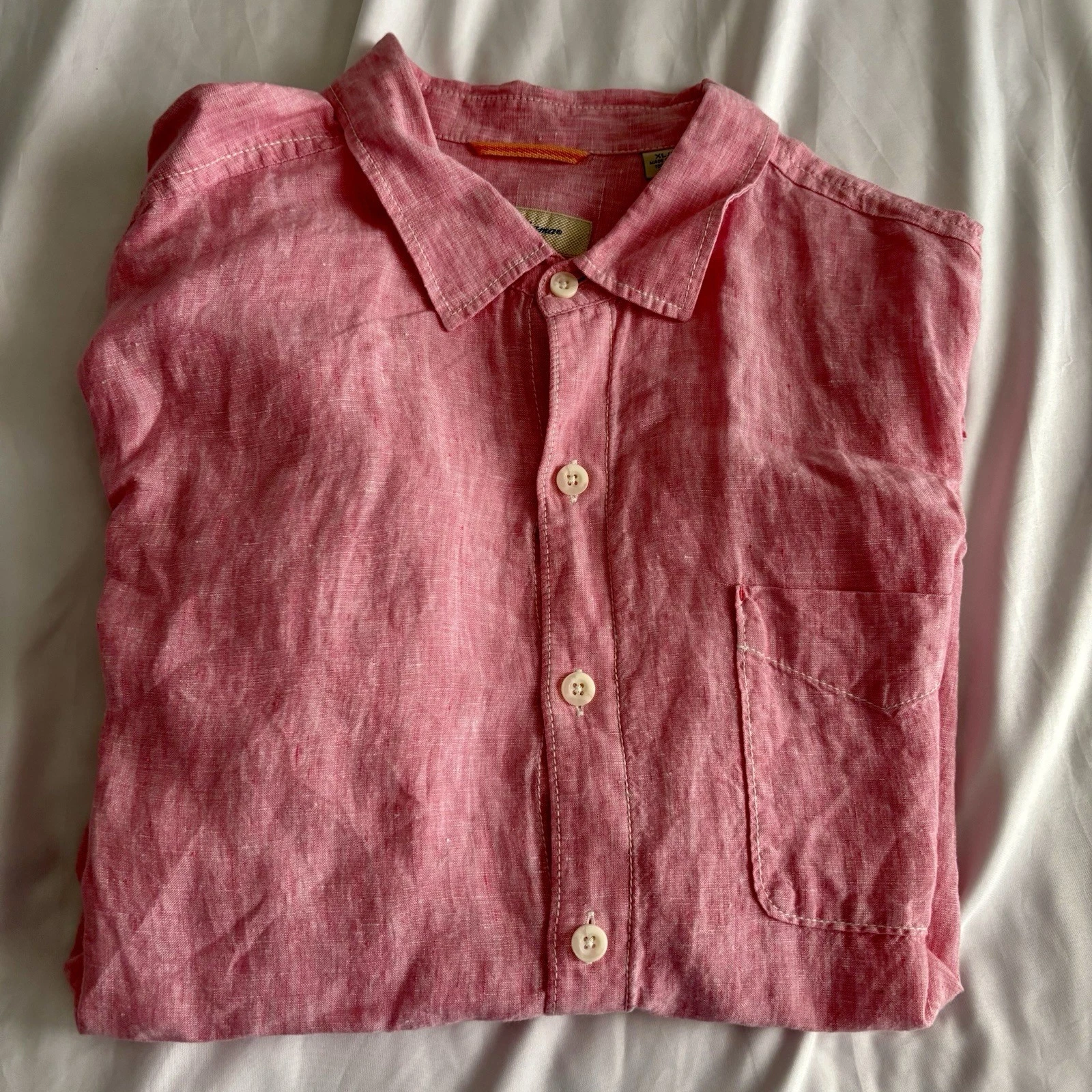 Men’s Tommy Bahama LS Button Up Linen Shirt XL
Opens in a new window or tab