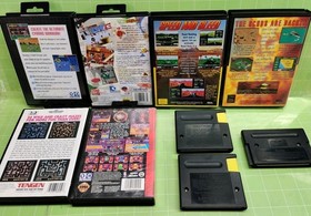 Sega Genesis Model 1 Console Bundle W/ 9 Games+Extra  -TESTED WORKING-