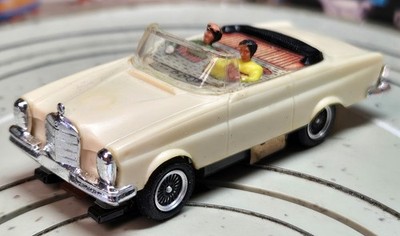 Faller AMS ~~ Mercedes 300 Cabrio mit Blockmotor, 60er Jahre Spielzeug #EBS1580