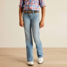 Ariat Girl's Hasley Boot Cut Jean Porto Wash