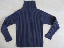 Port Louis Strickpullover Rollkragen neu Gr 38/40/M Blau