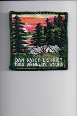 1990 Dan Patch District Webelos Woods patch