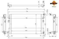 NRF KüHler WasserküHler Aluminium FüR VW Passat Variant 2.0 TDI 1.4 TSI Tiguan