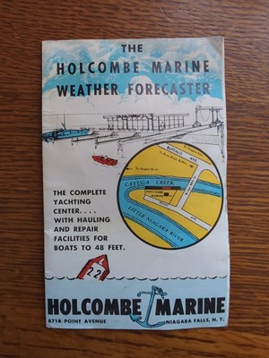 1956 Holcombe Marine Weather Forecaster 1950s Pamphlet Niagara Falls New York