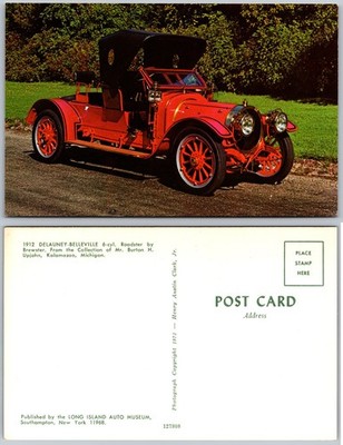 Delaunay Belleville Roadster Michigan Postcard