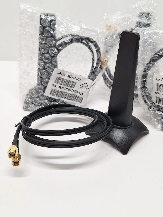 3X HP WLAN Dual Band Antenna 802.11 A/B/G/N 497317-003 Wi-Fi Adaptor - Image 2 of 3