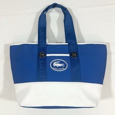 Lacoste Women's Blue White Synthetic Tote Concept Shopping Bag Beach Cruise OS