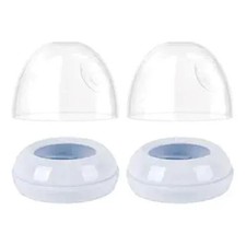 2-Pack Baby Bottle Rings and Caps for Philips Avent Natural Bottles, Baby Bottle