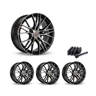 5x114.3 Set of 4 16'' Rims Black Alloy Wheel fits 2015-23 Kia Soul EV, OEK3 RTX