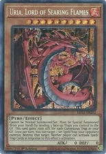 Yugioh! LP Uria, Lord of Searing Flames - MP21-EN252 - Prismatic Secret Rare - 1
