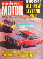 Modern Motor June 1973 Holden HQ Monaro GTS v Ford XA Falcon GT V8