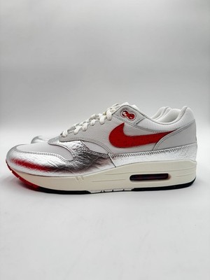 Nike Men's Air Max 1 Premium SE Hot Sauce Multiple Sizes White Red |HF7746-100|