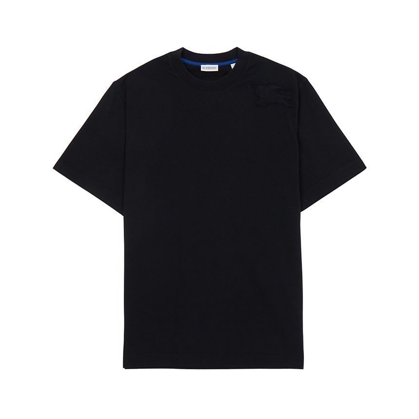 【新品】BURBERRY BLUE LABEL ビッグ　ホースロゴ　Tシャツ　黒 2025年最新】バーバリーブルーレーベルホースロゴTシャツの人気