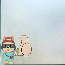 Frosted Glass Window Privacy Film, UV Blocking & Anti-Glare - 11.8 x 78.7 Inch