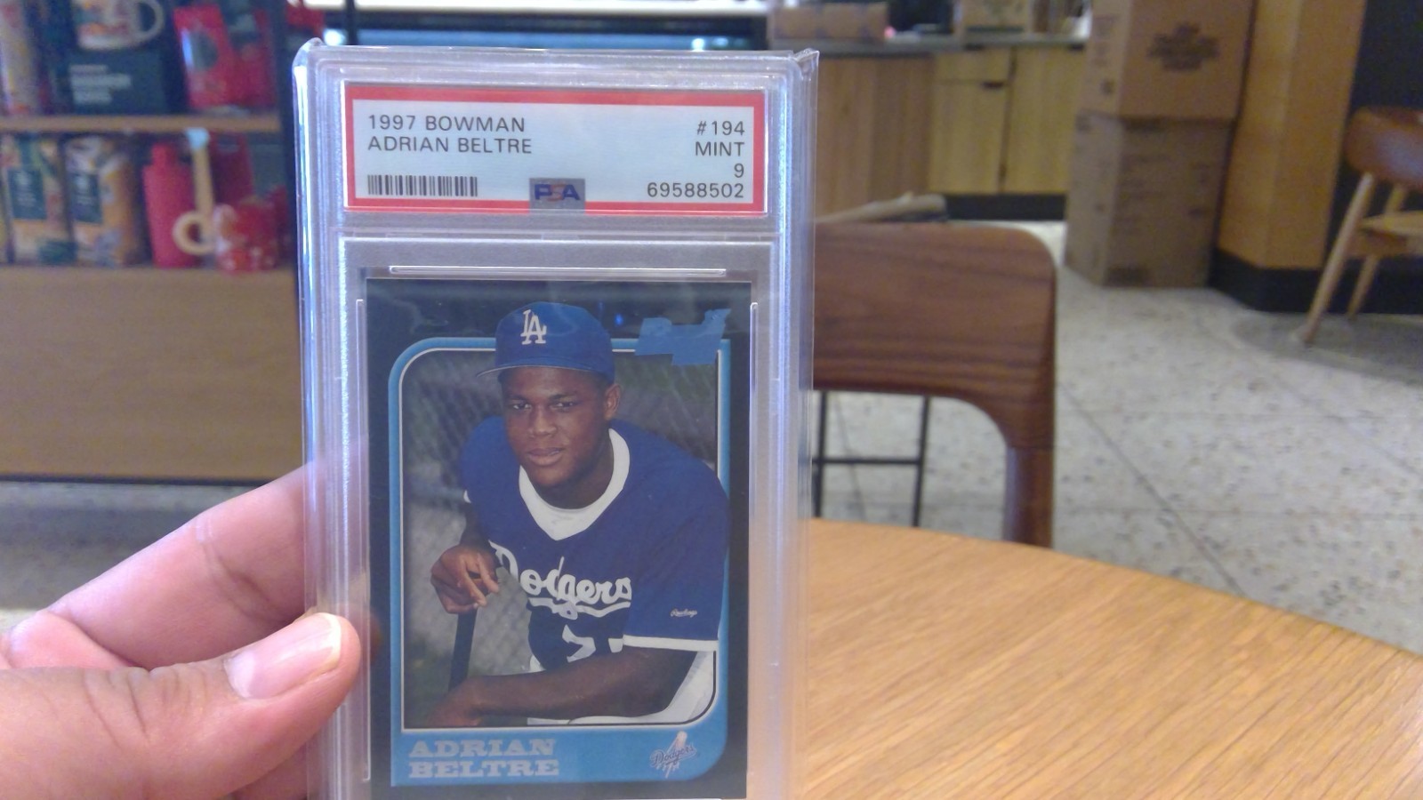 1997 Bowman 1st Adrian Beltre PSA 9