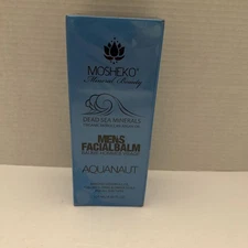 NEW Mosheko Men's Facial Balm Aquanaut DEAD SEA MINERALS W/ MOROCCAN ARGAN OIL