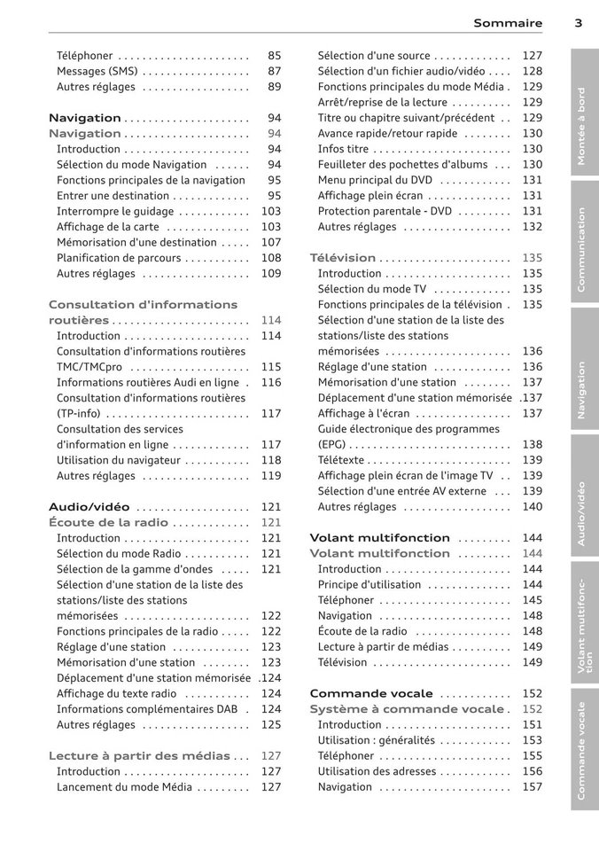 Audi MMI Plus Q7 Istruzioni per l'uso di navigazione Italiano - Immagine 3 di 4