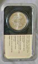 2002 1 oz .999 AG American Silver Eagle Brilliant Uncirculated Littleton sealed