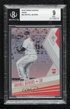 2018 Panini Chronicles Phoenix Silver Prizm Rafael Devers #22 BGS 9 MINT 0re5