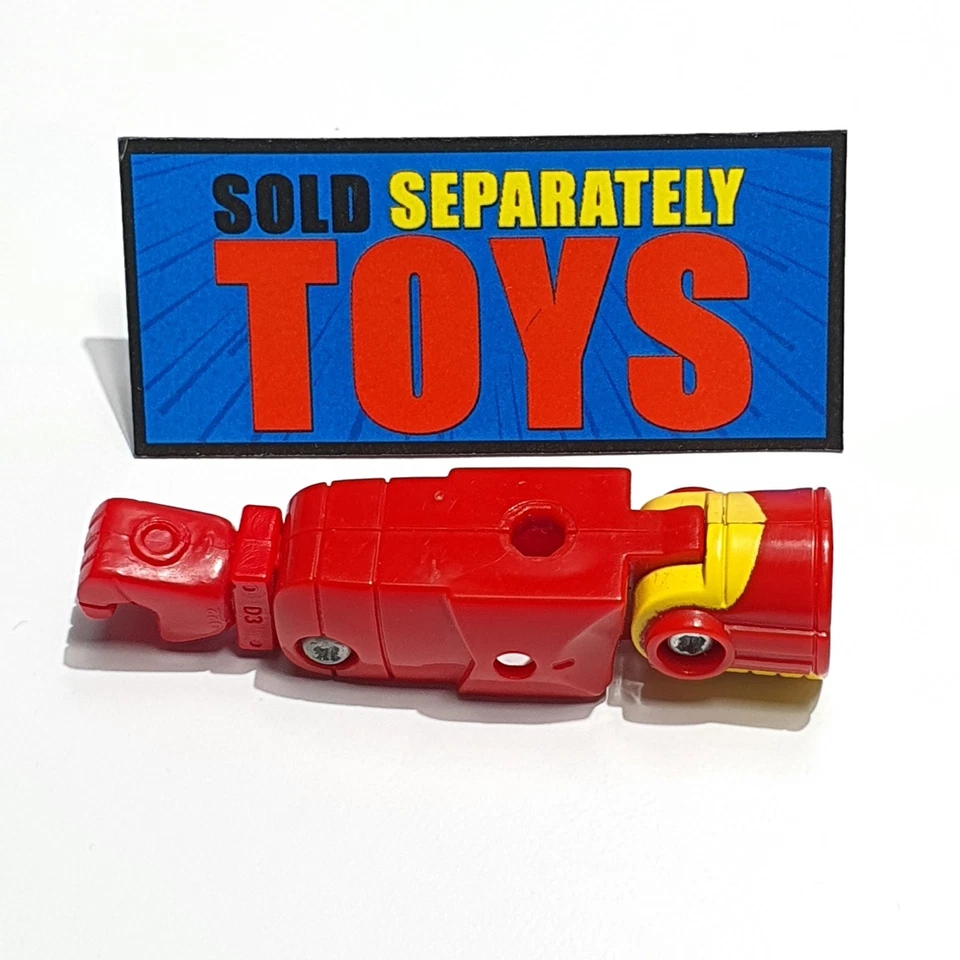 Transformers Crossovers Iron Man LEFT ARM 2008 red jet to heroe body part - Image 4 of 4