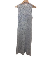 BHLDN Kamila High-Neck Lace Midi Dress  SIZE 10