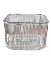 Vintage Glass Refrigerator Dish 4.75"