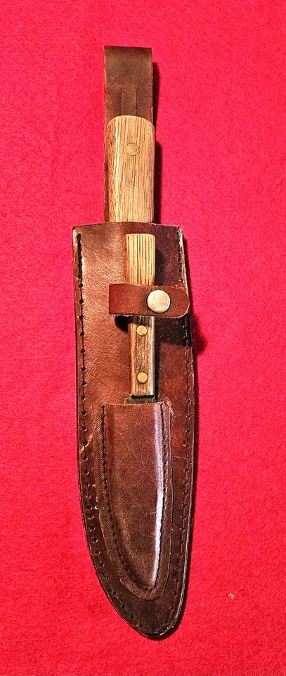 Old Hickory Bowie Knife Set with Original Sheath - Image 2 of 4