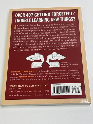 Keep Your Brain Alive Katz Rubin 1999 First Printing Neurobics Workman - Foto 7 di 7