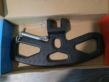 Curt Adjustable Channel Mount Hitch Step carbide black powder coat x 45909