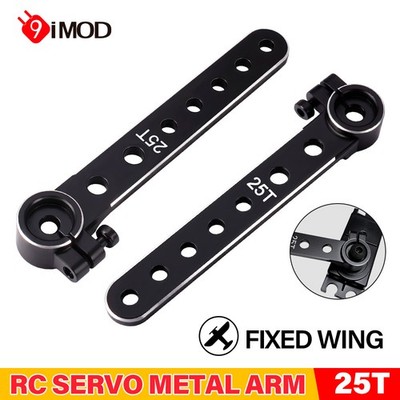 9IMOD 25T Servo Horn 59mm Metal Steering Arm Servo Rocker for RC Fixed Wing