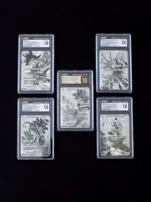 Dragon Ball DBS 2023 Offline Regionals Silver Promos Sequential Set CGC 10 + P10