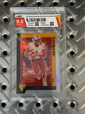 2021 Panini Chronicles Draft Picks #235 Zach Wilson Flux Base Silver HGA 9.5