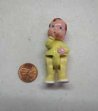 Fisher Price Loving Family Dream Dollhouse Baby Boy Yellow Sleeper Thumb Sucker